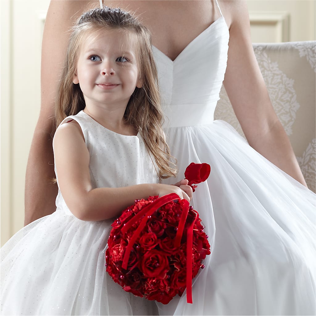 Pure at Heart Flower Girl Arrangement –  Heliconia Flowers Of Colombia, Cuddebackville NY