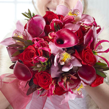 Heart of Hearts Bouquet –  Heliconia Flowers Of Colombia, Cuddebackville NY