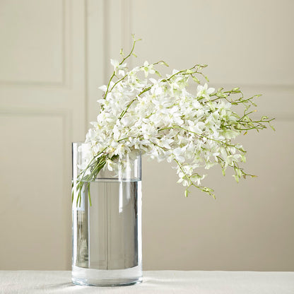 White Dendrobium Bouquet –  Heliconia Flowers Of Colombia, Cuddebackville NY