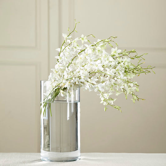 White Dendrobium Bouquet –  Heliconia Flowers Of Colombia, Cuddebackville NY